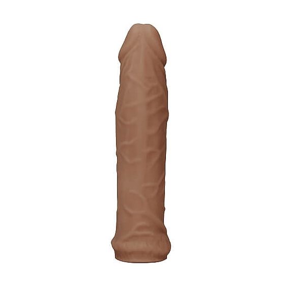 RealRock Penis Sleeve 6 - penis sheath (17cm) - dark natural