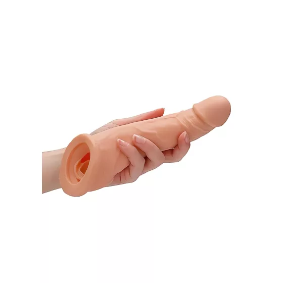 RealRock Penis Sleeve 8-inch - Natural 