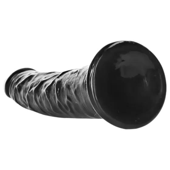 RealRock Slim Realistic Dildo - 6.1 (Black)"