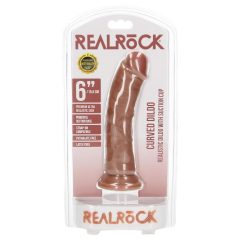   RealRock Suction Cup Realistic Dildo - 6.1 Inch (Dark Natural) 
