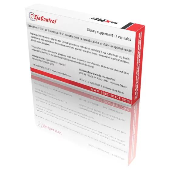 EjaControl - Delay-Effect Dietary Supplement Capsules (4-pack)