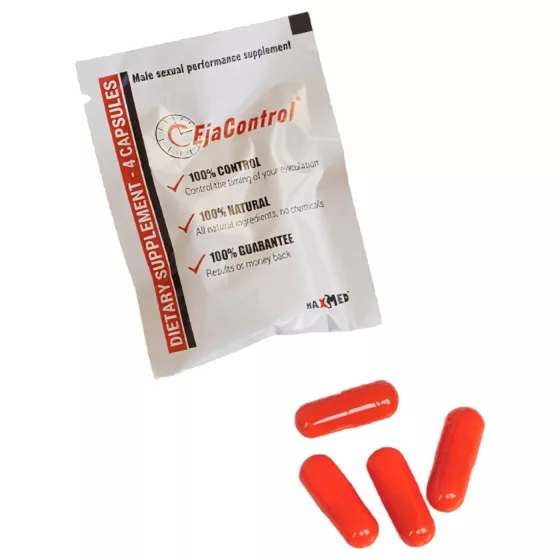 EjaControl - Delay-Effect Dietary Supplement Capsules (4-pack)