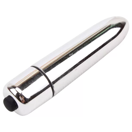 Hi-Basic Please Do Me - vibrating bullet with button cell batteries (silver)
