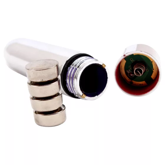 Hi-Basic Please Do Me - vibrating bullet with button cell batteries (silver)
