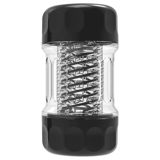 MX Spiral Cup Strong Edition - spiral masturbator cup (black)