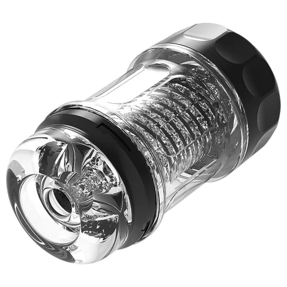 MX Spiral Cup Strong Edition - spiral masturbator cup (black)