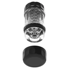   MX Spiral Cup Strong Edition - spiral masturbator cup (black)