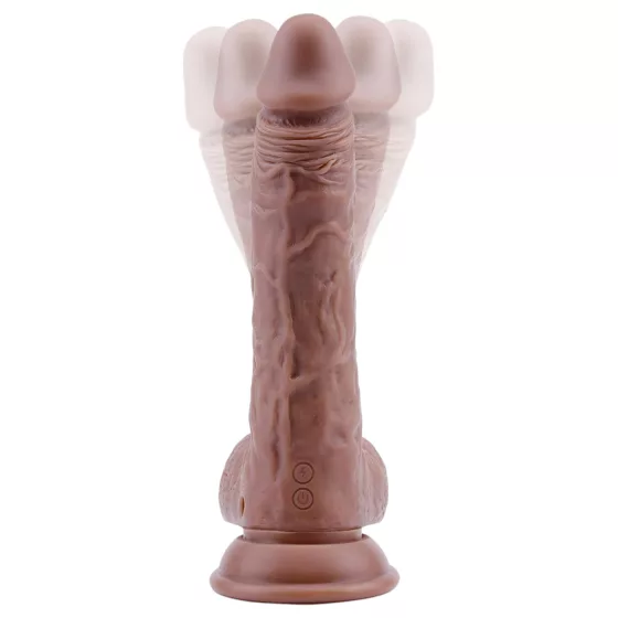 DiDi Max Vibrotation - rotating, remote‑controlled realistic vibrator (flesh‑coloured)