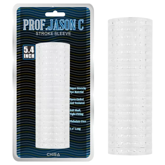 Prof. Jason C - knobbly‑inner masturbator (transparent)