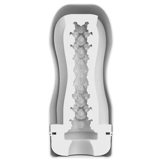 MX Boost - ribbed masturbator (white)