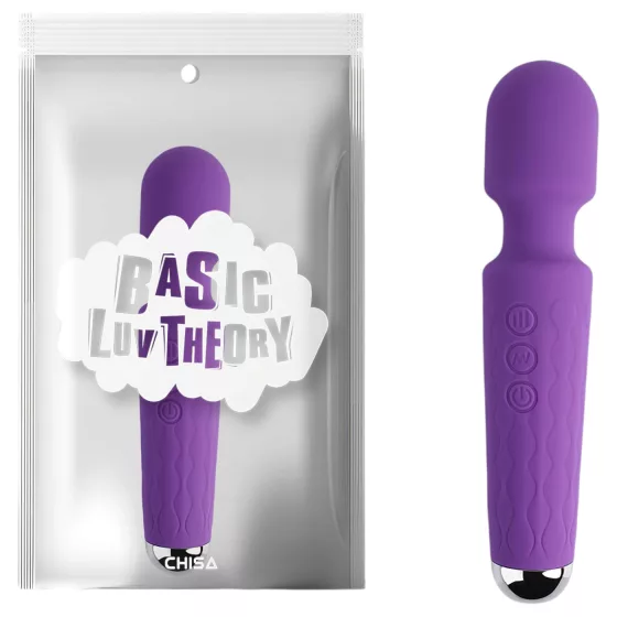 Hi-Basic Wacko Touch - rechargeable mini massager vibrator (wand) (purple)