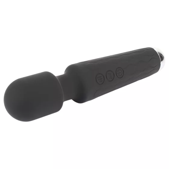 Hi-Basic Wacko Touch - rechargeable mini massager vibrator (wand) (black)