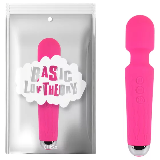 Hi-Basic Wacko Touch - rechargeable mini massage vibrator (wand) (pink)
