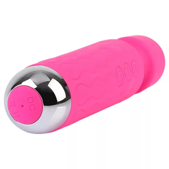 Hi-Basic Wacko Touch - rechargeable mini massage vibrator (wand) (pink)