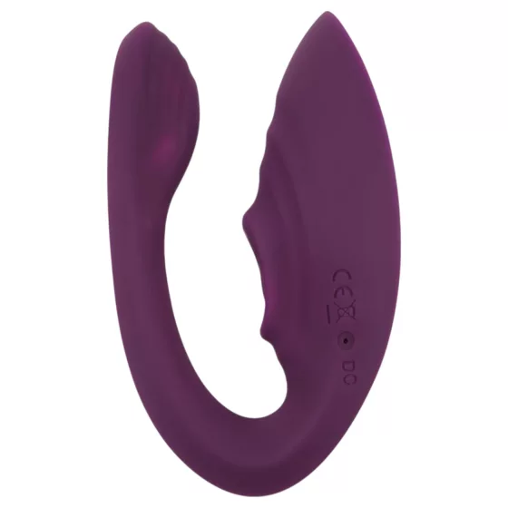 DiDi Sync Passion - remote‑controlled tapping couple’s vibrator (purple)