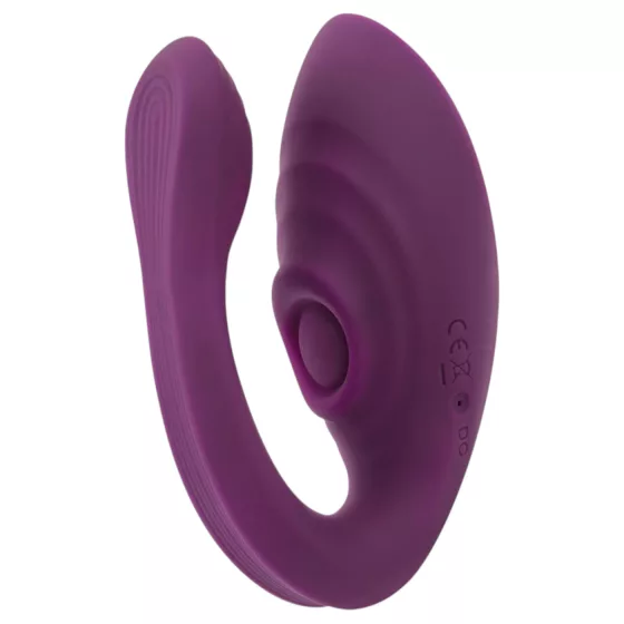 DiDi Sync Passion - remote‑controlled tapping couple’s vibrator (purple)