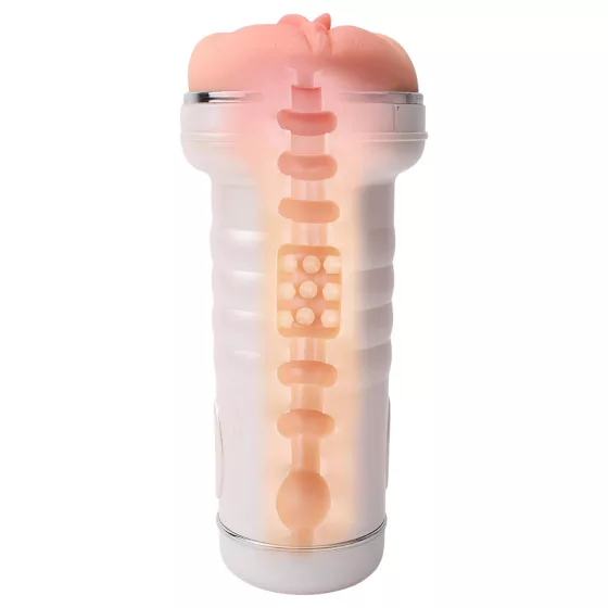 MX Pussy Addict - lifelike vagina masturbator (flesh‑coloured)