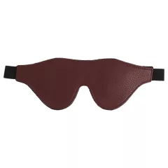 NOIR RION Go Black - faux leather eye mask (red)