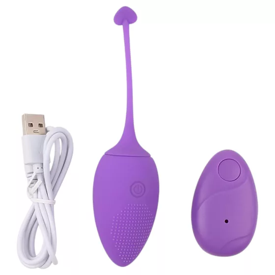 M-Mello Sweety Teaser - remote-controlled, rechargeable vibrating egg (purple)