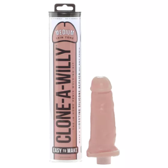 Clone-a-Willy - Penis Molding Kit with Vibrator (Dark Natural)