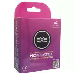 EXS Internal Condom - latex‑free female condom (4 pcs)