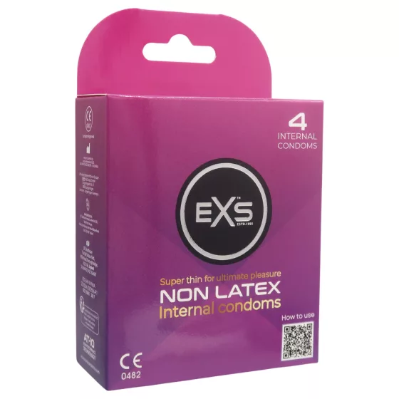 EXS Internal Condom - latex‑free female condom (4 pcs)