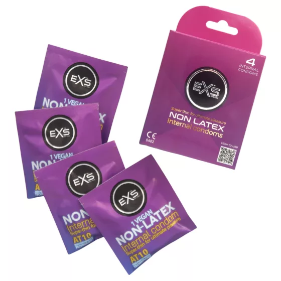 EXS Internal Condom - latex‑free female condom (4 pcs)