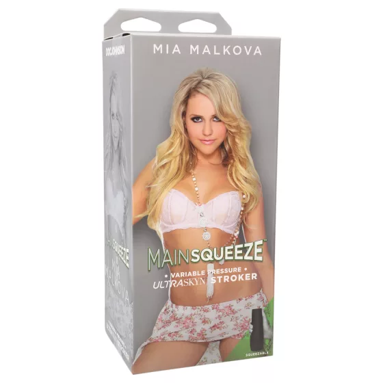 Doc Johnson Main Squeeze Mia Malkova - lifelike vagina masturbator (flesh‑coloured)
