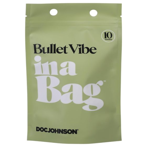 Doc Johnson Bullet Vibe - Rechargeable, Waterproof Black Vibrator