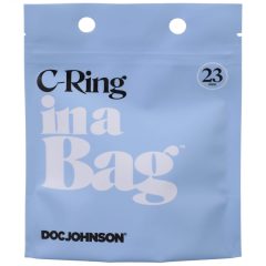 Doc Johnson C-Ring - Silicone Cock Ring (Black)