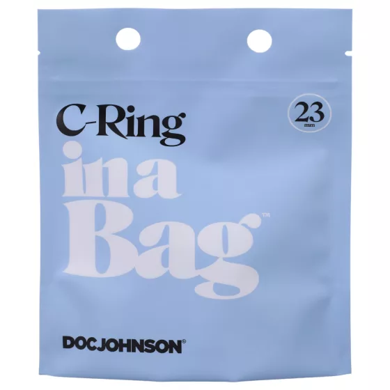 Doc Johnson C-Ring - Black Silicone Penis Ring