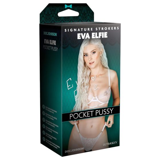 Doc Johnson Eva Elfie - Realistic Ultraskyn Pocket Pussy (Natural)