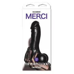   Doc Johnson The Perfect Cock - realistic dildo (black) - 19 cm