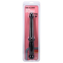 Doc Johnson Black Anal Push - Handle Grip Dildo