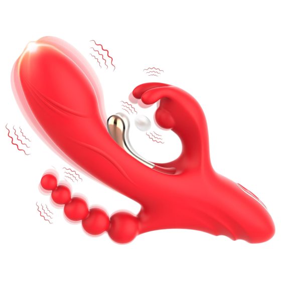 Bestoy - 3-Prong, Tongue Vibrator (Red)