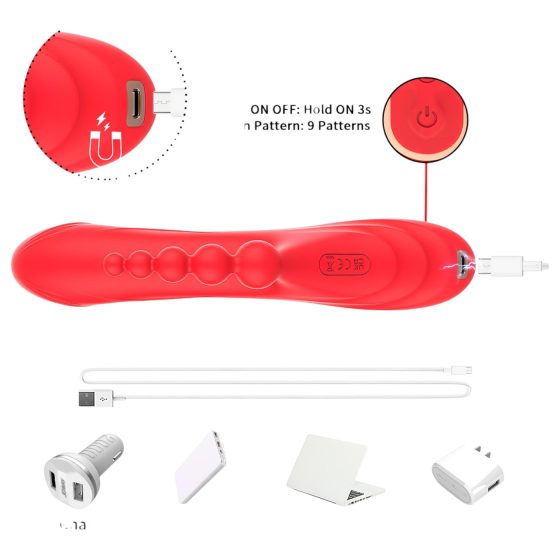 Bestoy - 3-Prong, Tongue Vibrator (Red)