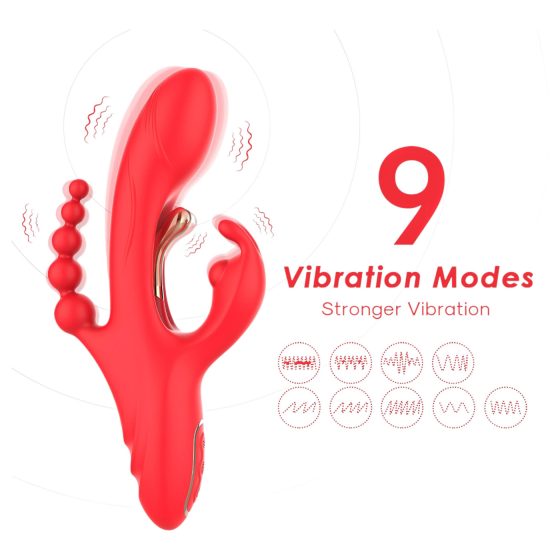 Bestoy - 3-Prong, Tongue Vibrator (Red)