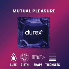 Durex Mutual Pleasure Condoms (3 Pack)