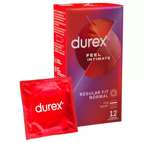 Durex Feel Intimate - Ultra-Thin Condoms (12 Pack)