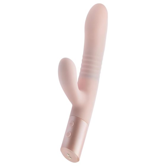 Blush Fraya - thrusting vibrator with clitoral arm (pink)
