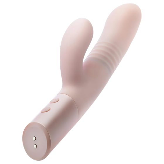Blush Fraya - thrusting vibrator with clitoral arm (pink)