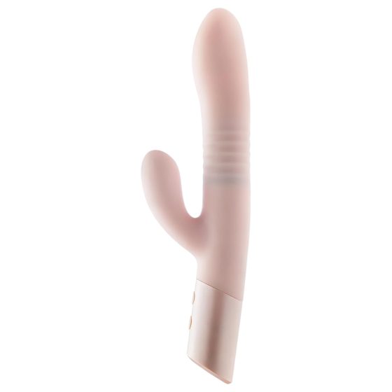 Blush Fraya - thrusting vibrator with clitoral arm (pink)