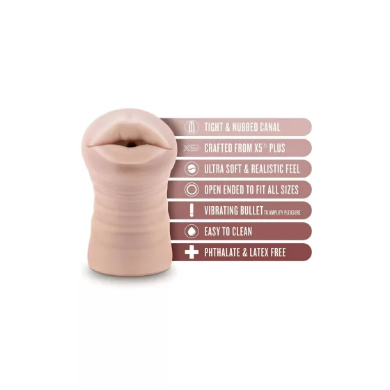 Enlust Nicole - Vibrating Oral Simulator with AI Illustrations (Natural)
