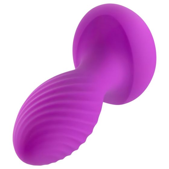 Oh My Gem - vibrating anal plug with purple gem