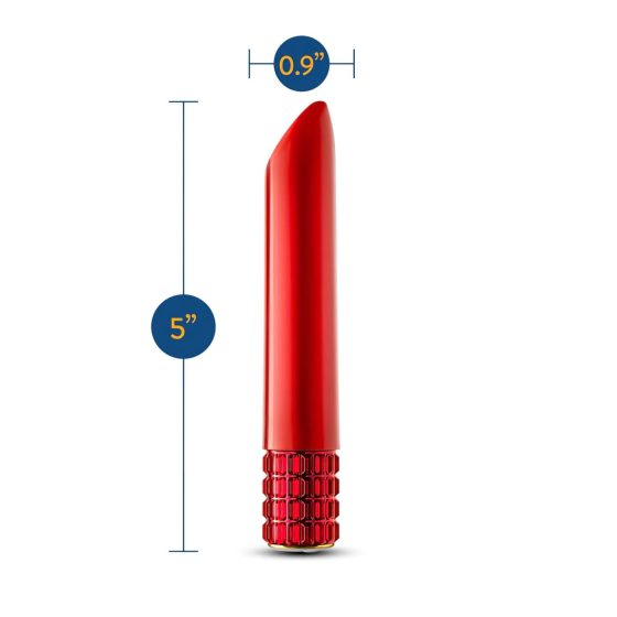 Oh My Gem - Rechargeable Lipstick Vibrator (Red)