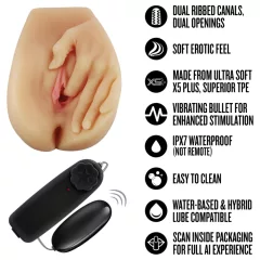   Enlust Selena - vibrating male masturbator with AI-generated images (natural skin tone)