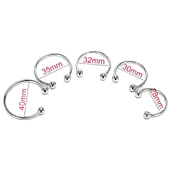 Stainless Steel Glans Ring – for ejaculation delay (28 mm)