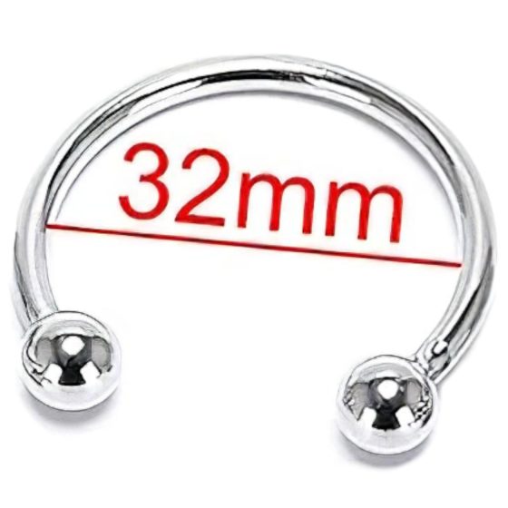 Stainless Metal Glans Ring – for ejaculation delay (32 mm)