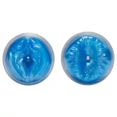   Fleshlight Quickshot Vantage - transparent double masturbator (blue)