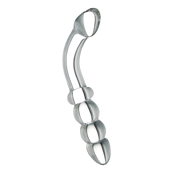 Prisms Hamsa - Double-Ended G-Spot Glass Dildo (Clear)